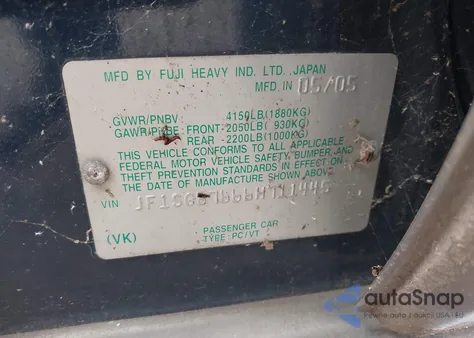 2006 Subaru Forester 2.5X L.l. Bean Edition z USA, uszkodzony, nr VIN JF1SG67666H711445